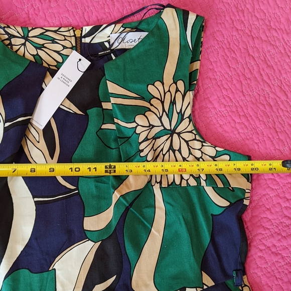 NWT Closet London Lush Summer Party Dress with Circle Skirt 14 US - Picture 4 of 9